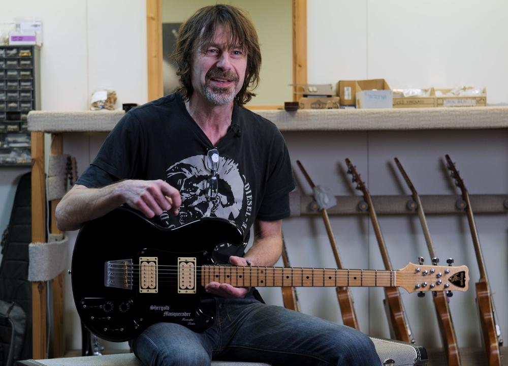 British guitar luthier Patrick James Eggle | Designer of Shergold Guitars