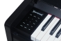Medeli FORTE Series Digital Upright Piano. Bluetooth. 88 Key. Black Satin