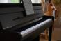 Medeli FORTE Series Digital Upright Piano. Bluetooth. 88 Key. Black Satin