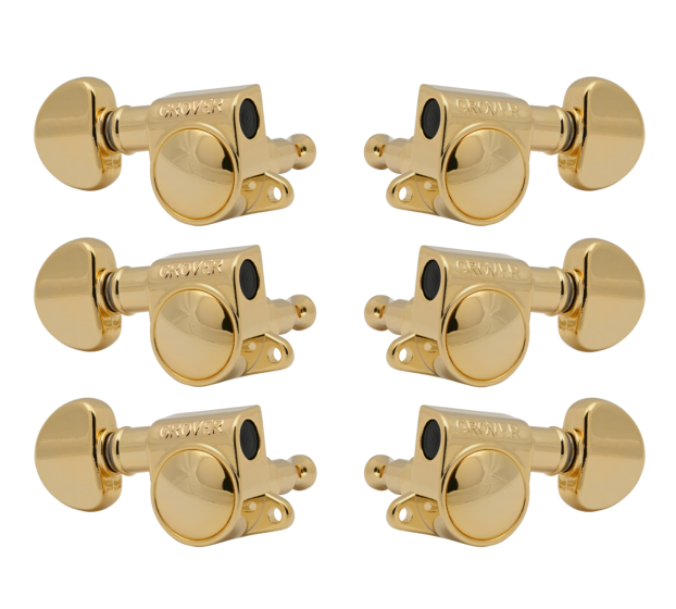 Grover Mid-Size Rotomatics 205-18 Series Gold Set 3+3
