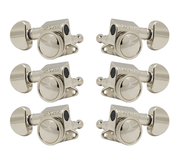 Grover Mid-Size Roto-Grip Locking Rotomatics 505 Series Nickel Set 3+3 