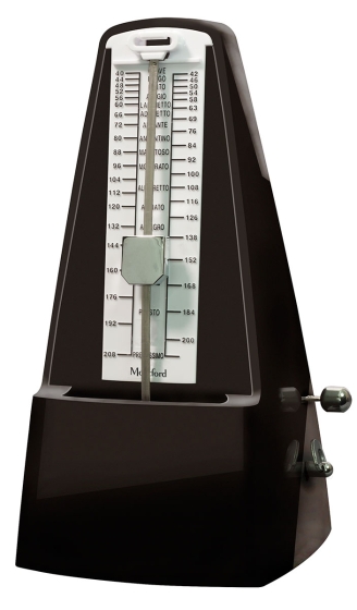 Montford Metronome Pyramid - Gloss Black Finish