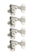 Grover Titan Electric Bass 145 Series Nickel Set 4-in-Line