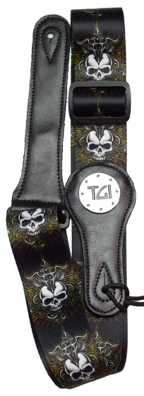 TGI Guitar Strap Skull Celtic Cross