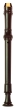 Aulos Descant Recorder 303BD Elite - School Recorder - Dark Brown