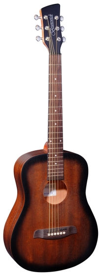 Brunswick BT200 Travel Guitar - Tobacco Burst