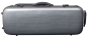 Hidersine Viola Case - Polycarbonate Oblong Brushed Silver