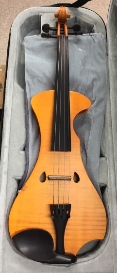 Hidersine Electric Violin Outfit - Flamed Maple Veneer B-Stock - CL1361