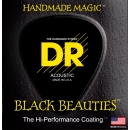 DR Strings Black Beauties Acoustic Medium