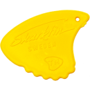 Sharkfin Pick - Relief Medium Yellow - 25 Pack