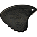 Sharkfin Pick - Relief Super Hard Black - 25 Pack