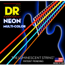 DR Strings Hi-Def Neon Multi-Colour Bass Medium