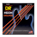 DR Strings Hi-Def Neon Orange Bass Light
