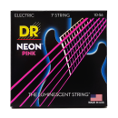 DR Strings Neon Pink Electric Medium - 7 String