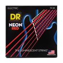 DR Strings Hi-Def Neon Red Electric Medium