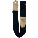 TGI Guitar Strap Woven Cotton Vegan - Black