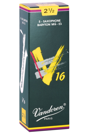 Vandoren Baritone Sax Reeds 2.5 V16 (5 BOX)