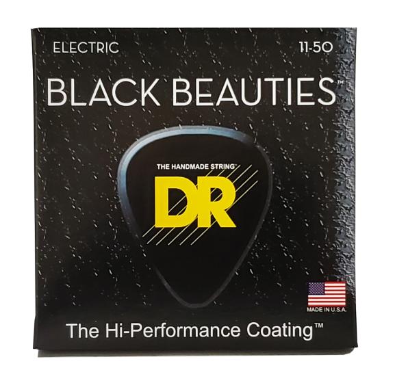 DR Strings Black Beauties Electric Heavy