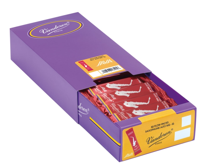 Vandoren Alto Sax Reeds 2.5 Java Red (50 BOX)