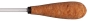 Montford Baton 12" White Lacquer Cork Taper