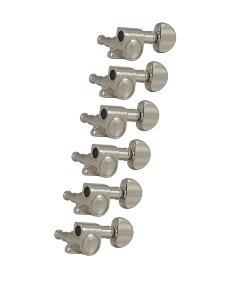 Grover Mini Rotomatics 205 Series Nickel Set 6-in-Line