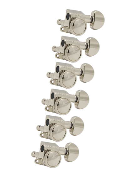 Grover Mid-Size Roto-Grip Locking Rotomatics 505 Series Nickel Set 6-in-Line