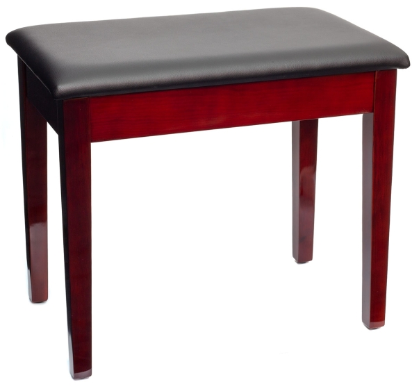 Montford Storage Piano Stool - Gloss Mahogany Finish