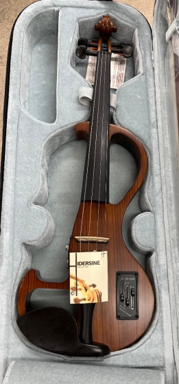 Hidersine Electric Violin Outfit - Zebrawood Finish - B-Stock - CL2356