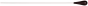 Montford Baton 16" White Lacquer Ebony Pear