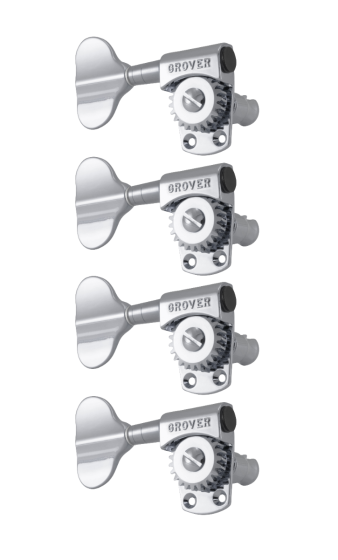 Grover Titan Electric Bass 145 Series Chrome Set 4-in-Line - Left Handed