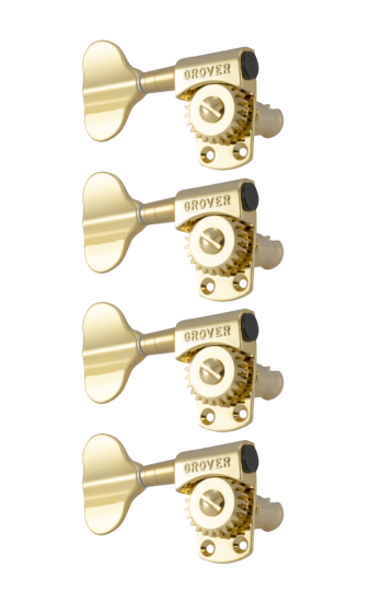 Grover Titan Electric Bass 145 Series Gold Set 4-in-Line - Left Handed