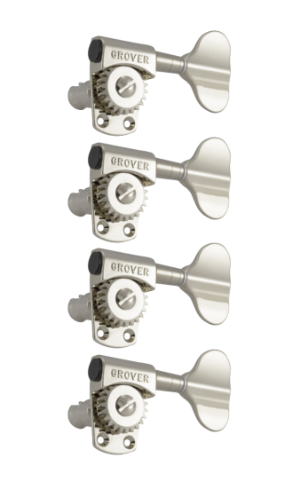 Grover Titan Electric Bass 145 Series Nickel Set 4-in-Line