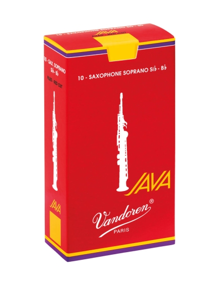 Vandoren Soprano Sax Reeds 2 Java Red (10 BOX)