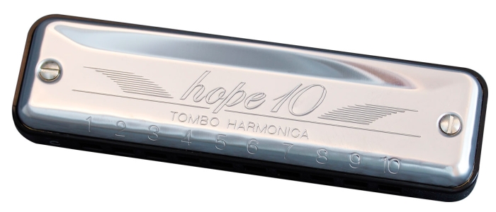 Tombo Harmonica Hope 10 hole Diatonic Db