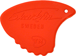 Sharkfin Pick - Relief Extra Soft Red - 25 Pack