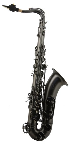 Trevor James SR Tenor Sax Outfit - Black Frosted. Black Keys