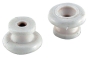 TGI Guitar Strap Buttons White Plastic Pack of 2