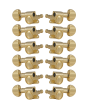 Grover Mini Rotomatics 205 Series Gold Set 6+6