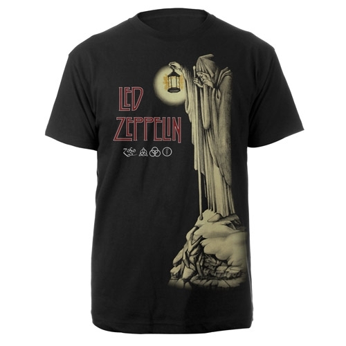 Led Zeppelin T-Shirt Small - Hermit Black