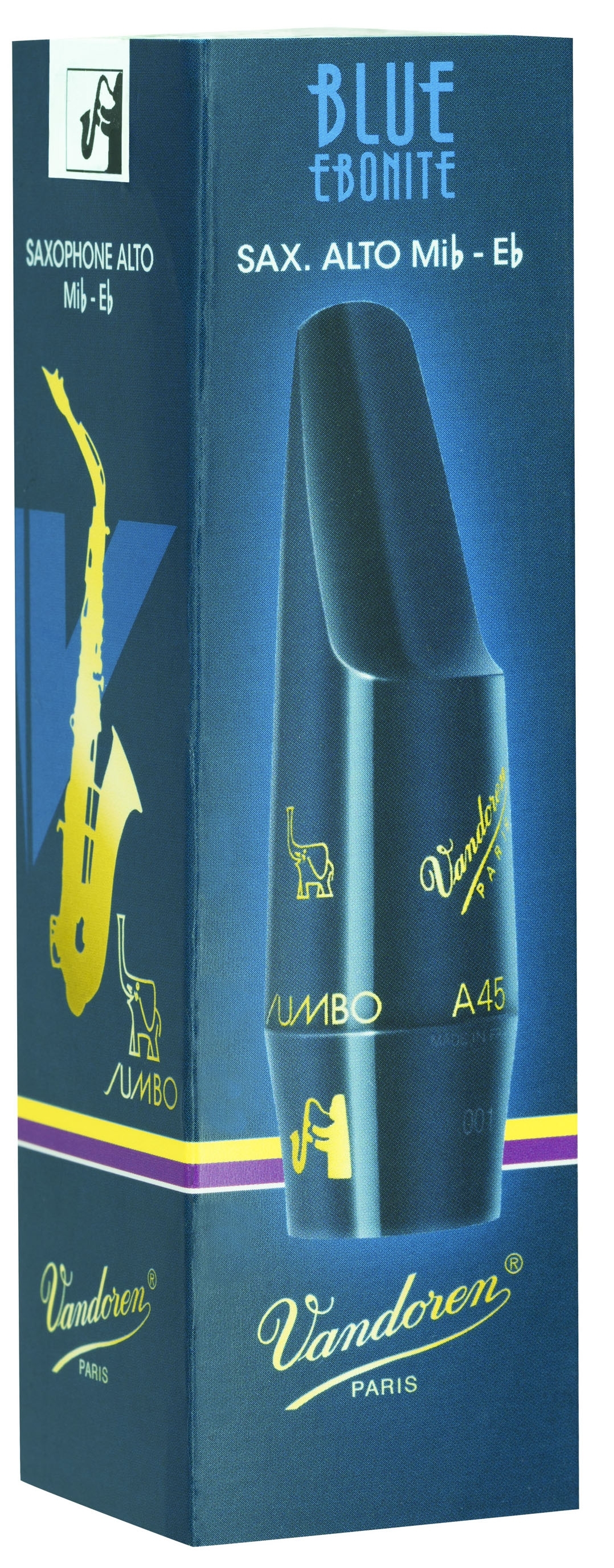 Vandoren Vandoren A45 Jumbo Blue Limited ÉditionAlto Saxophone mouthpiece 