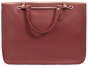 Montford Leather Music Case - Wine Red