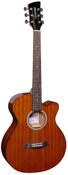 Brunswick Grand Auditorium Cutaway Mahogany Guitar