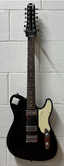 Shergold Telstar Standard ST14 Black 12-String-B stock-CL2663