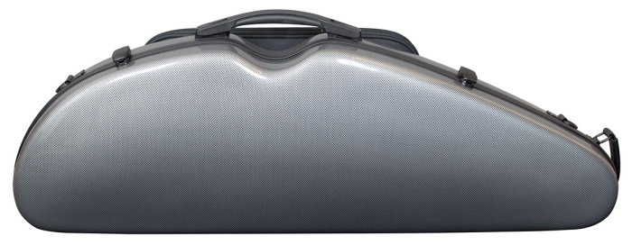 Hidersine Violin Case - Polycarbonate Halfmoon Carbon Fibre Effect