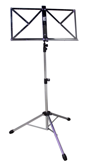 TGI Music Stand in Bag. Chrome