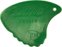 Sharkfin Pick - Relief Extra Soft Green - 25 Pack