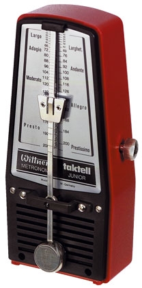 Wittner Metronome. Taktell Junior. Ruby Red