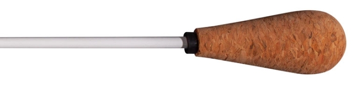 Montford Baton 16" White Lacquer Cork Pear