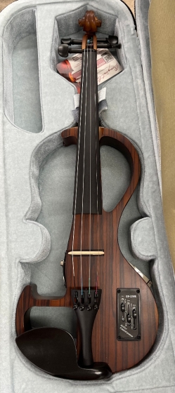 Hidersine Electric Violin Outfit - Zebrawood Finish - B-Stock - CL2316