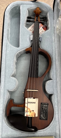 Hidersine Electric Violin Outfit - Zebrawood Finish - B-Stock - CL2318